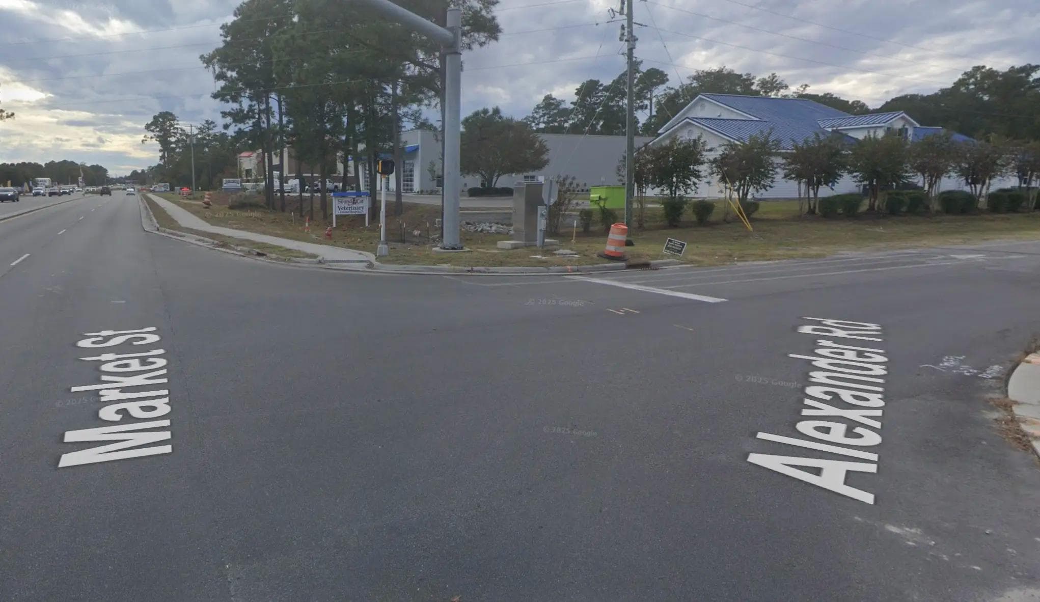 Market Street and Alexander Road Ogden Wilmington NC